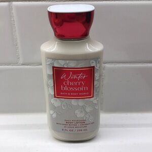 NWT! BBW Winter Cherry Blossom Lotion